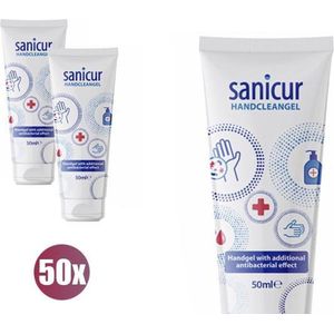 Sanicur SANICUR 50ML HAND GEL 63% - set van 50