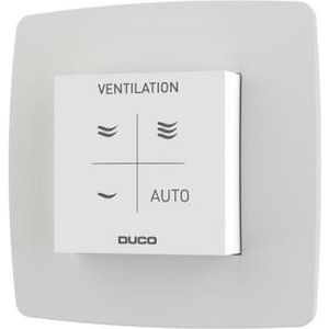 Duco CO2 ruimtesensor RF/Wired 8,3 x 8,3 x 5,5 cm, wit
