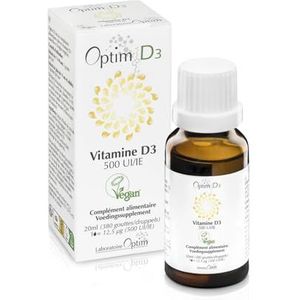 Optim - D3 - Voedingssupplement - Plantaardige Basis - 12,5 mcg per Druppel