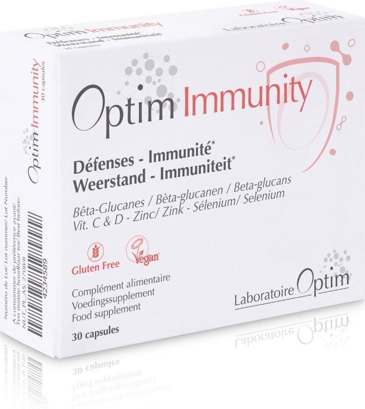 Optim - Immunity Supplements - 30 Capsules - Vegan - Immuunsysteem Versterken