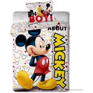 Disney Mickey Mouse Dekbedovertrek About 140x200 + 63x63cm