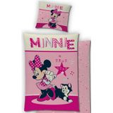 Disney Minnie Mouse Dekbedovertrek - Eenpersoons - 140 x 200 cm - Katoen