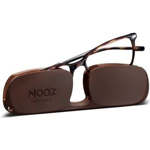 Nooz Bao Essential Collection leesbril, tortoise, +3,00, rechthoekige vorm, voor mannen en vrouwen, schildpad, Eén maat