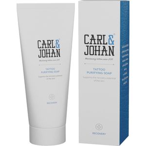 Carl & Johan Tattoo Verzorging Purifying Soap - 75ml Tattoo Zeep - Verfrissende en Herstellende Tattoo Nazorg Wasgel