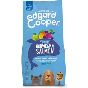 Edgard&Cooper Yummy Norwegian Salmon Adult Zalm&Rode Biet&Appel - Hondenvoer - 7 kg