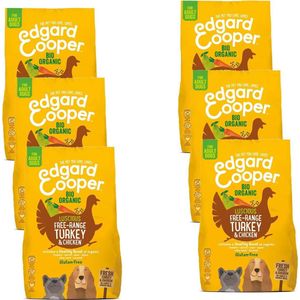 Edgard & Cooper Verse Biokalkoen & Biokip (vrije Uitloop) Brok - Voor Volwassen Honden - Hondenvoer