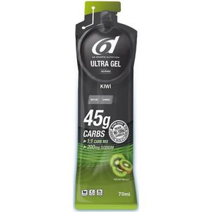 6d - Ultra Gel - Kiwi - 6x70ml - Hoog Gedoseerde Koolhydraatgel