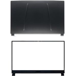 WANGHUIH 17,3 LCD-achterklep bovendeksel + voorframe compatibel met MSI GP75 9SC GP75-9SD GP75-9SE GP75-9SF laptop