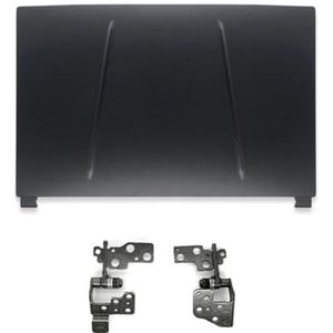 WANGHUIH 17,3"" LCD-achterklep bovendeksel + schermscharnieren compatibel met MSI GP75 9SC GP75-9SD GP75-9SE GP75-9SF laptop