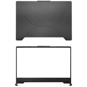 WANGHUIH LCD Achterkant Top Case + Voorrand Trim Compatibel met ASUS TUF Gaming FA506 FX506 FA506U FX506U FX506H Laptop