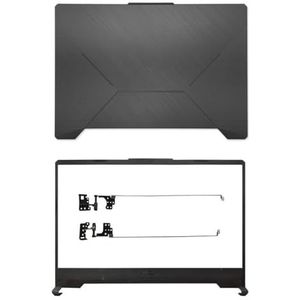WANGHUIH Top Case LCD Achterkant & Bezel & Schermscharnieren Compatibel met ASUS TUF Gaming FA506 FX506 FA506U FX506U FX506H Laptop
