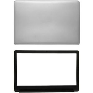 WANGHUIH Zilveren 17,3"" LCD-achterklep bovendeksel + bekleding aan de voorkant compatibel met Dell Inspiron 17 5770 5775 P35E-serie laptop (zilver A+B)