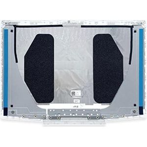 WANGHUIH LCD Achterkant Bovendeksel Voorrand Trim Scherm Scharnieren Shell Compatibel met Dell G3 15 3590 P89F Laptop Blauw Logo (wit A)