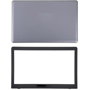 WANGHUIH Plastic versie Top LCD Achterkant + Trim Bezel Compatibel met ASUS N580 N580G NX580V N580V X580V N580VD X580VE Laptop (blauw A+B)