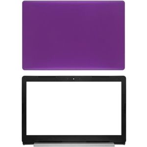 WANGHUIH Lcd-achterkant bovendeksel onderste behuizing scherm scharnieren scharnier compatibel met Dell Inspiron 15 5570 5575 laptop (paars A+B)