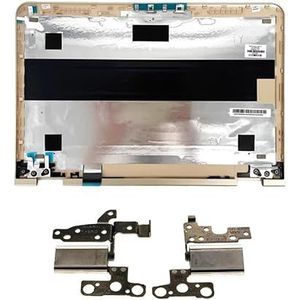 WANGHUIH Lcd-achterklep scharnieren, compatibel met HP Pavilion X360 M3-U003dx M3-U103dx 13-U TPN-W1118-serie 856004-001 (goud A+H)
