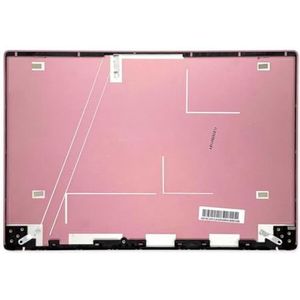 WANGHUIH Bovendeksel LCD-achterkant voorkant scharnieren scharnier compatibel met MSI Summit E14 MS-14C4 14C1 14C2 Laptop (roze A)