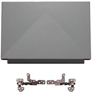 WANGHUIH Lcd-achterkant, bovenhoes, achterdeksel + schermscharnieren, scharnier, compatibel met Dell G15 5515 5511 5510 laptop