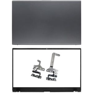 WANGHUIH 15,6"" LCD Achterkant/Voorkant/Scharnieren Compatibel met ASUS Vivobook 15 F512 F512D F512DA F512J F512JA F512U-serie (grijs A+B+H)