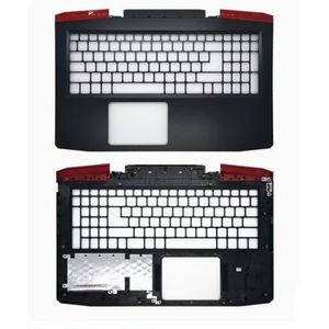 WANGHUIH 15,6 inch LCD-achterkant deksel/bezel/handpalmsteun/onder/scharnieren compatibel met Acer Aspire VX15 VX5-591G N16C7 laptop (C)