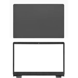 WANGHUIH 15,6"" LCD-achterklep voorpaneel handsteun bovenste onderste behuizing scharnieren compatibel met Dell Inspiron 15 5000 5593 laptop (zwart A+B)