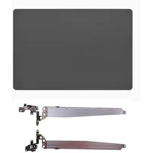 WANGHUIH 15,6"" LCD-achterklep voorpaneel handsteun bovenste onderste behuizing scharnieren compatibel met Dell Inspiron 15 5000 5593 laptop (zwart A+H)