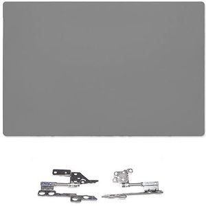 WANGHUIH LCD-achterklep achterdeksel + schermscharnieren compatibel met Lenovo Ideapad S540-15 S540-15IWL S540-15IML laptop (grijs (volledig schermtype))
