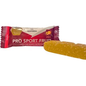 Neapharma Pro Sport Fruit Abrikoos - Energy Fruit Chew - Energy gummy - langdurige energie - Isomaltulose formule - Per 10 fruits