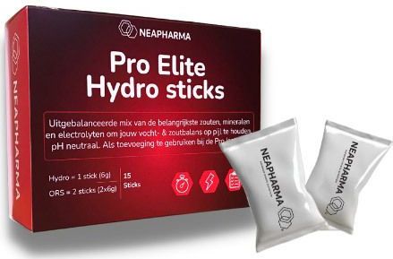 Pro - Hydro Sticks - Smaakloos - 15 Sticks per Doos