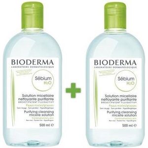 Bioderma - Sebium H2O - Micellaire Oplossing - Promo 1 + 1 gratis
