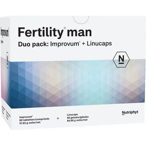 Nutriphyt Fertility man duo 2 x 60 capsules 120 capsules