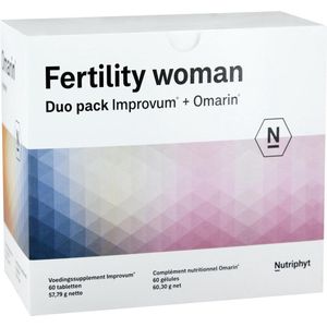 Nutriphyt Fertility woman duo 2 x 60 capsules 120 capsules