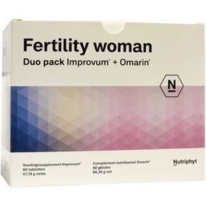 Nutriphyt Fertility woman duo 2 x 60 capsules 120 capsules