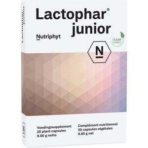Nutriphyt Lactophar junior 20 capsules