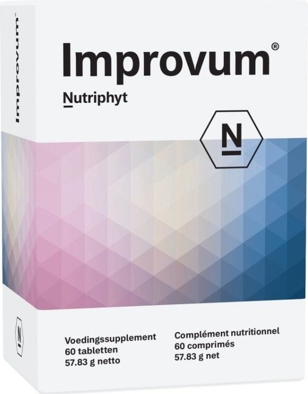 Nutriphyt - Improvum - Voedingssupplement - Bloedregen-alg - Maca - 60 Tabletten