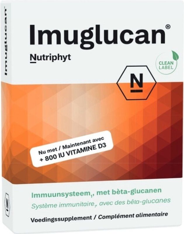 Imuglucan - Voedingssupplement - Natuurlijke Bèta-Glucanen - 20 µg Vitamine D3