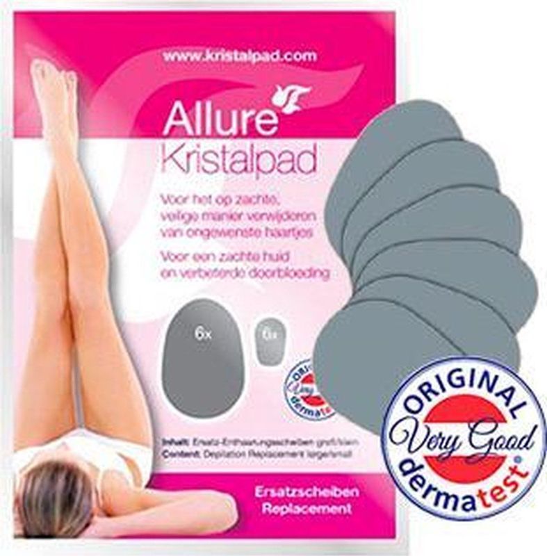 Kristalpad - Ontharingsproduct - Dermatologisch Getest - Pijnloos