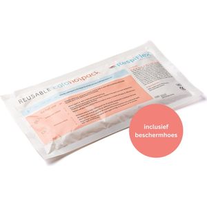 Respiflex herbruikbaar koud of warm kompres 2 stuks – warmte- en koudetherapie - inclusief gratis cover met velcro band