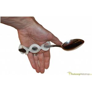 GripoBalls - Verdikking voor bestek of pen: set met 1 Gripoball, 1 Gripofix transparant en 5 verzwaringskogeltjes 10 g