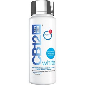 CB12 White Mondspoeling - Beschermt tegen slechte adem - Helpt de tanden witter te maken - Mondwater - 250ml