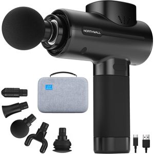 Northwall - Massage Gun Professioneel PRO - Draadloos - Inclusief Koffer en 5 Opzetstukken