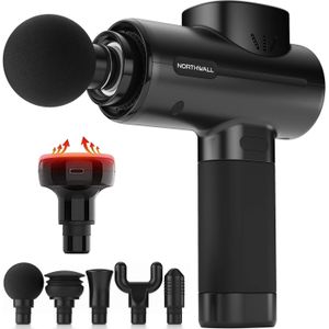 Northwall PRO - Massage Apparaat - Inclusief Koffer - 6 Opzetstukken - Infrarood Massagekop