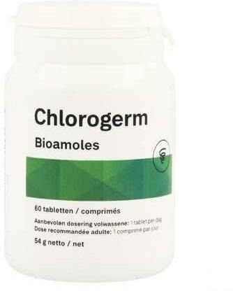 Nutriphyt - Chlorogerm - Kruidenpreparaat - Groen - 250 mg Chlorella, 100 mg Spirulina