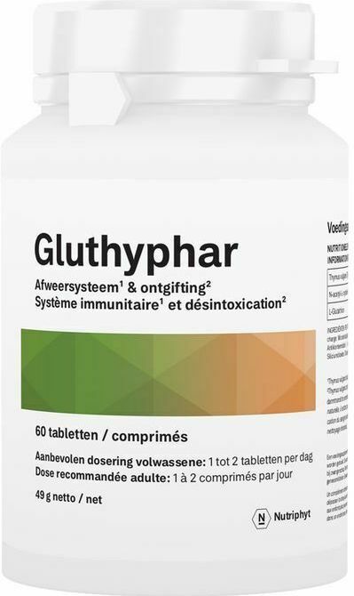 Gluthyphar - Voedingssupplement - Antioxidant - Thymus vulgaris, N-acetyl-L-cysteïne, Glutathion