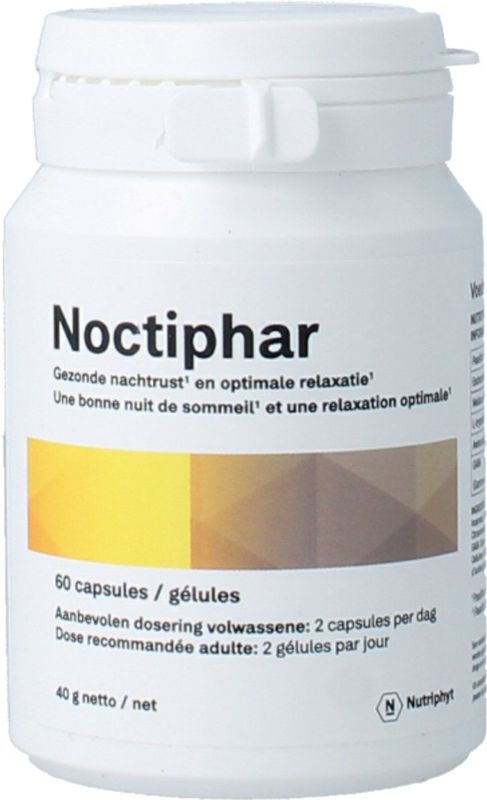 Nutriphyt - Noctiphar - Kruidenpreparaat - 60 Capsules
