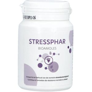 Stressphar - Magnesium - 60 Capsules - Vitamines B - Ondersteunt Zenuwstelsel
