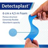 Detectaplast - Zelfklevend Verband - Blauw - Elastisch Textielschuim - 4,5 m