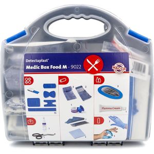 Medic Box - Detectaplast Food Medium - EHBO-set - Geschikt voor Kantoorgebruik