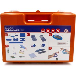 Detectaplast EHBO-koffer Medic Box Food XL, HACCP inhoud tot 30 personen - 9040