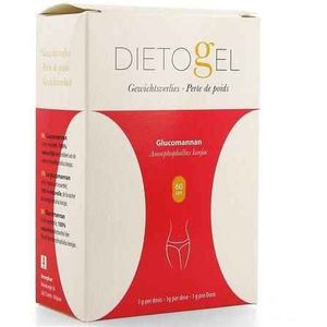 Dietogel - Afslankmiddel - Glucomannan - Vezels - 100 Capsules